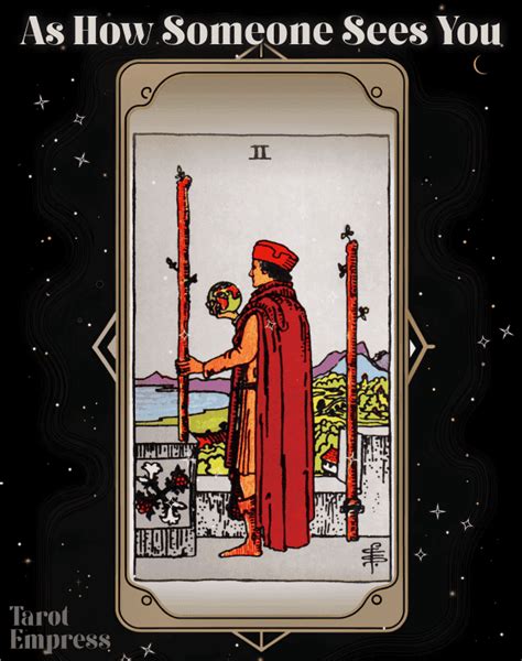 4 of wands as how someone sees you
